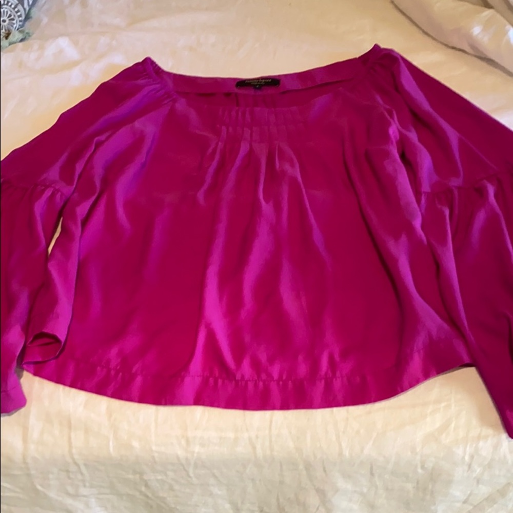 Silk blouse.